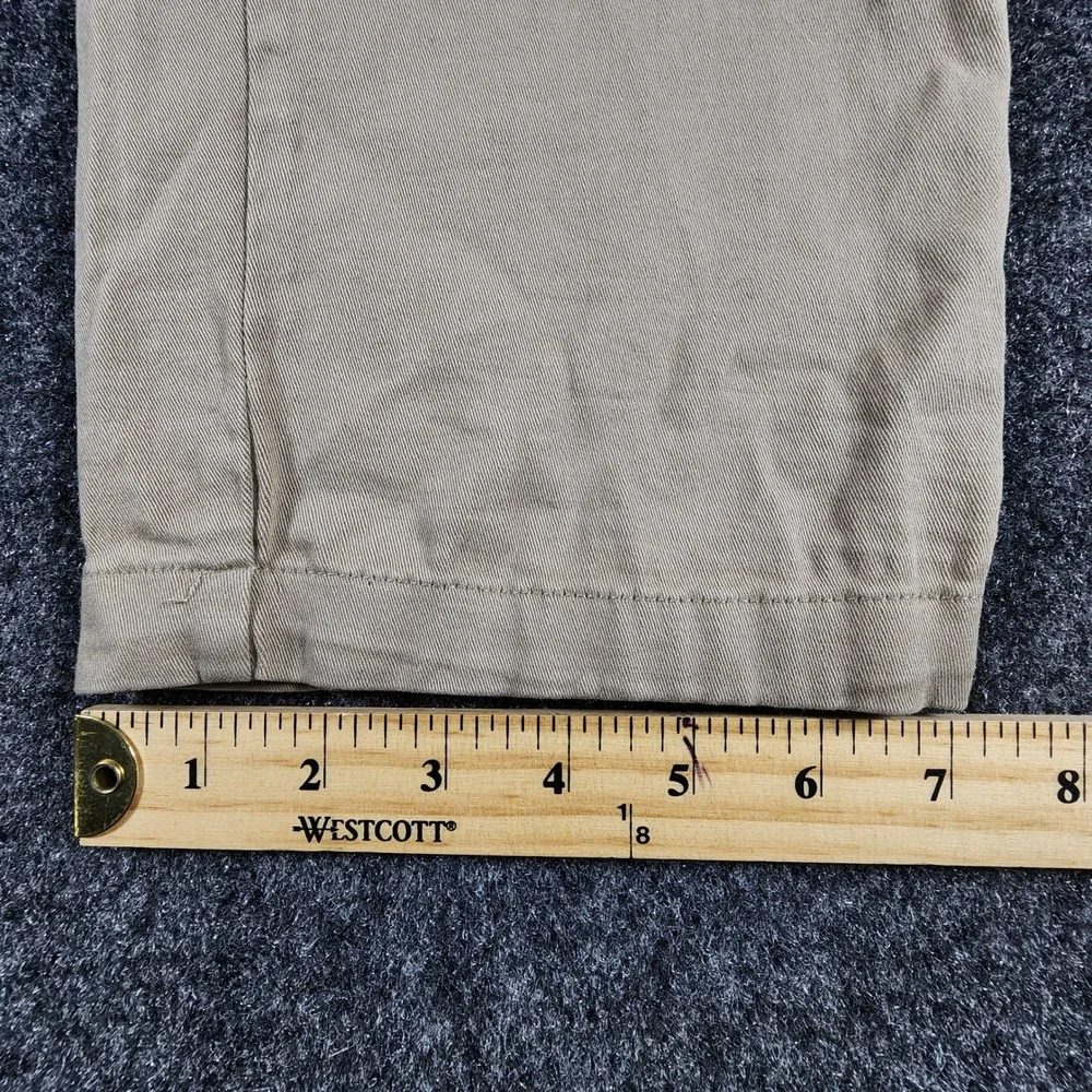Cove Chino Pants Mens 34x30 Tan Khaki Elastic Waist Cotton Stretch Trousers